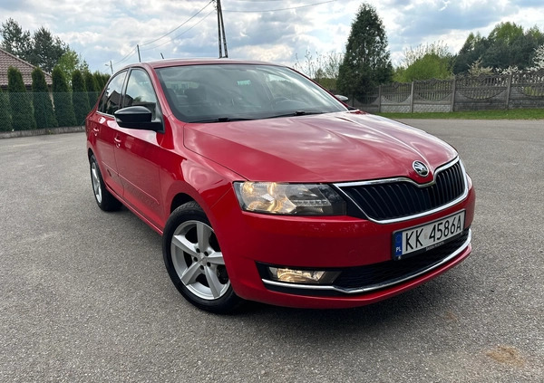 Skoda RAPID cena 45900 przebieg: 109000, rok produkcji 2018 z Kraków małe 92